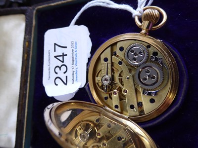 Lot 2347 - J.W.Benson: A Lady's 18 Carat Gold Fob Watch