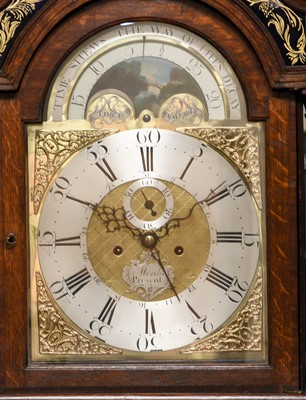 Lot 204 - An Oak Eight Day Longcase Clock, signed Monks,...