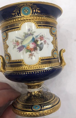 Lot 259 - A Royal Crown Derby Porcelain Twin-Handled...