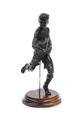 Lot 69 - A bronze figure of England Rugby Union Captain...