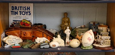 Lot 98 - A collection of tank related items including a...