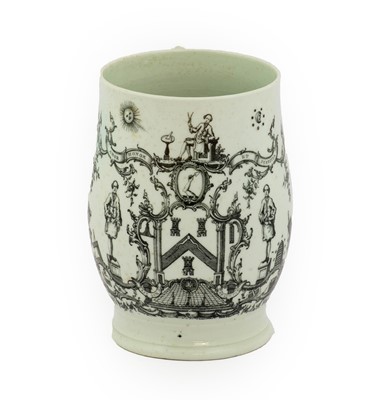 Lot 38 - A Longton Hall Porcelain Mug, circa 1760, of...