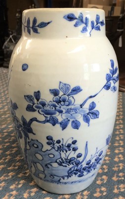 Lot 116 - A Chinese Porcelain Vase, Transitional, of...