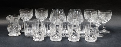 Lot 62 - Edinburgh Crystal glassware including a set of...