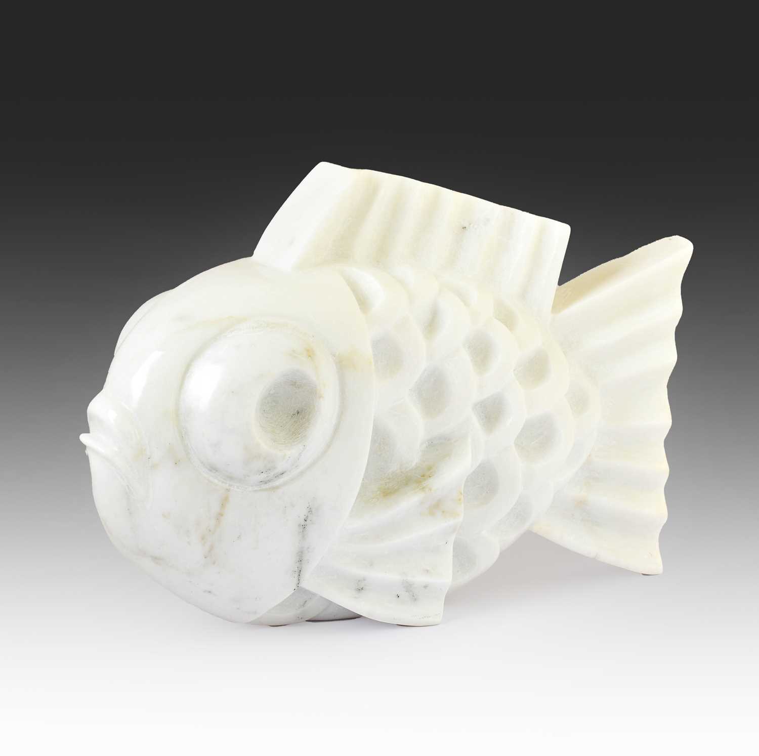 Lot 1111 - Darren Yeadon (b.1970) Fish Signed, Carrara...