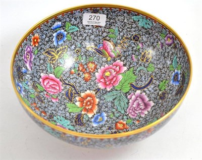 Lot 270 - A Spode Copelands china floral decorated fruit bowl