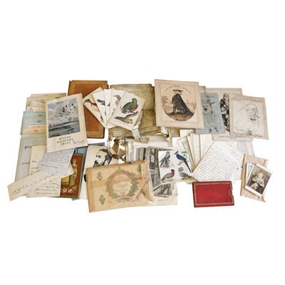 Lot 2055 - Ephemera An interesting collection including;...