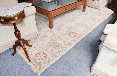 Lot 1314 - Chobi Afghan carpet, the ivory field of vines...