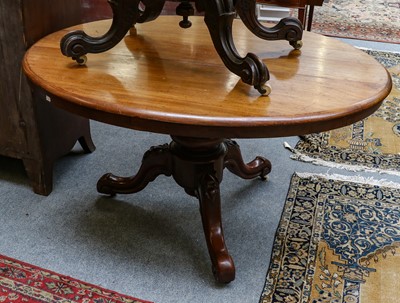 Lot 1169 - A Victorian mahogany loo table, 140cm by 104cm...