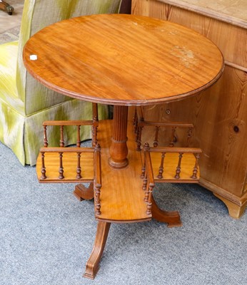 Lot 1389 - An Edwardian satinwood occasional table...