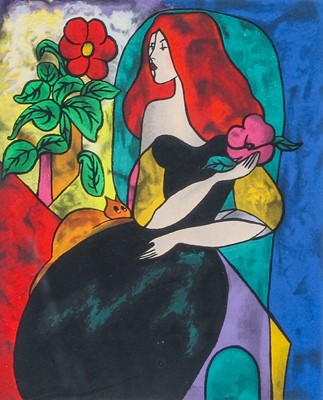 Lot 1053 - Linda le Kinff (Contemporary) 
 "Tomate" 
...