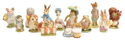 Lot 85 - Beswick Beatrix Potter figures including:...
