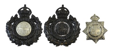 Lot 84 - A Durham County Constabulary Officer’s Badge,...