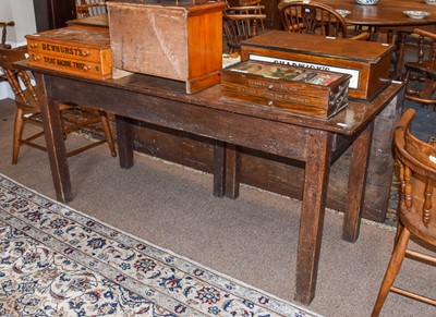 Lot 773 - An 18th Century Oak Drop Leaf Dining Table,...