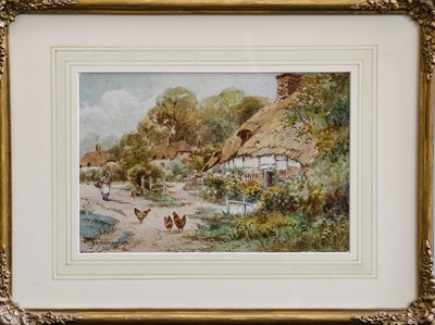 Lot 1183 - R. Macauley (19th century) 
Thatched cottages...