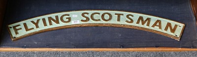 Lot 317 - A reproduction cast iron locomotive name plate...