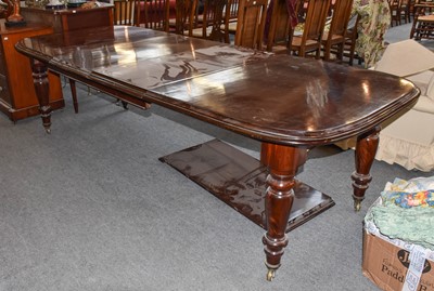 Lot 1269 - A Victorian mahogany extending dining table...