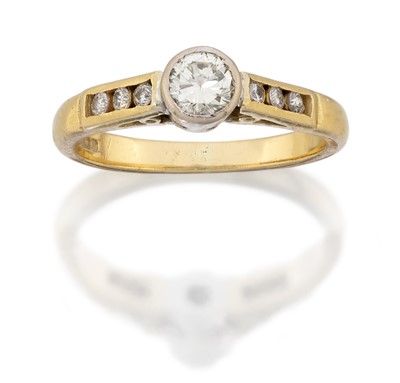 Lot 2150 - An 18 Carat Gold Diamond Solitaire Ring
