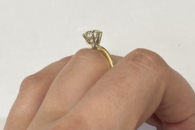 Lot 2276 - A Diamond Solitaire Ring