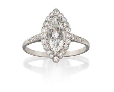 Lot 2256 - A Diamond Cluster Ring