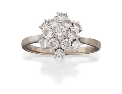 Lot 2169 - A Diamond Cluster Ring