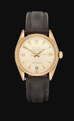 Lot 2208 - Rolex: A 9 Carat Gold Automatic Centre Seconds Wristwatch