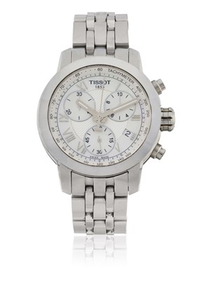 Lot 2331 - Tissot: A Stainless Steel Calendar Chronograph Wristwatch