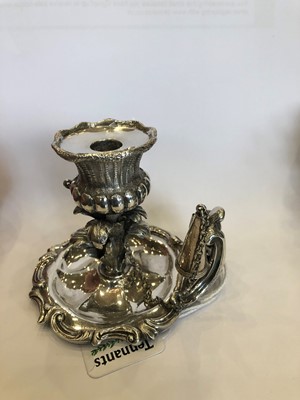 Lot 2093 - A Victorian Silver Inkstand