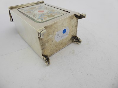 Lot 2129 - An Edward VII Silver Playing-Card Box
