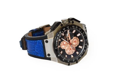 Lot 305A - A Quartz calendar chronograph wristwatch,...