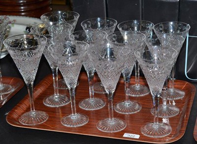 Lot 322 - A large quantity of Stuart Crystal Beaconsfield pattern cut glass ware, including tumblers,...