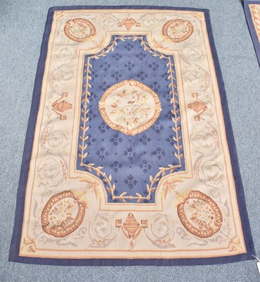 Lot 1307 - A Chinese (Aubusson) rug, the floral field...