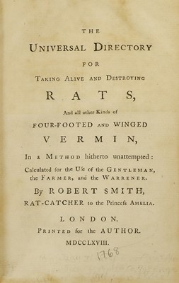 Lot 146 - SMITH (Robert) The Universal Directory for...