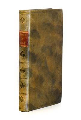 Lot 152 - STELE (James) An Essay on Manufacturing Milk...