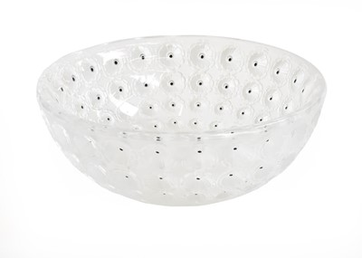Lot 6 - A modern Lalique Nemours clear, frosted and...
