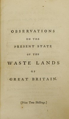 Lot 175 - [YOUNG (Arthur] Observations on the Present...
