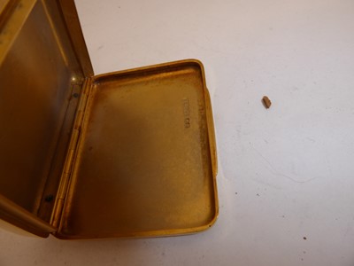 Lot 2077 - A Rare Edward VII Gold Vesta-Case