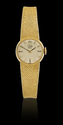 Lot 2350 - Tudor: A Lady's 9 Carat Gold Wristwatch