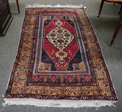 Lot 1006 - An Anatolian rug, the raspberry field with...