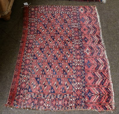 Lot 1008 - A Lori/Bakhtiari Bagface, part flat woven, the...