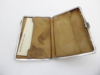 Lot 2066 - A Victorian Silver Card-Case