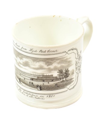 Lot 78 - A Crystal Palace Souvenir Mug, With Design...