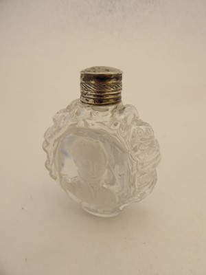 Lot 2059 - A Silver-Mounted Sulphide Scent-Bottle