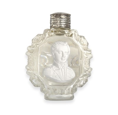 Lot 2059 - A Silver-Mounted Sulphide Scent-Bottle