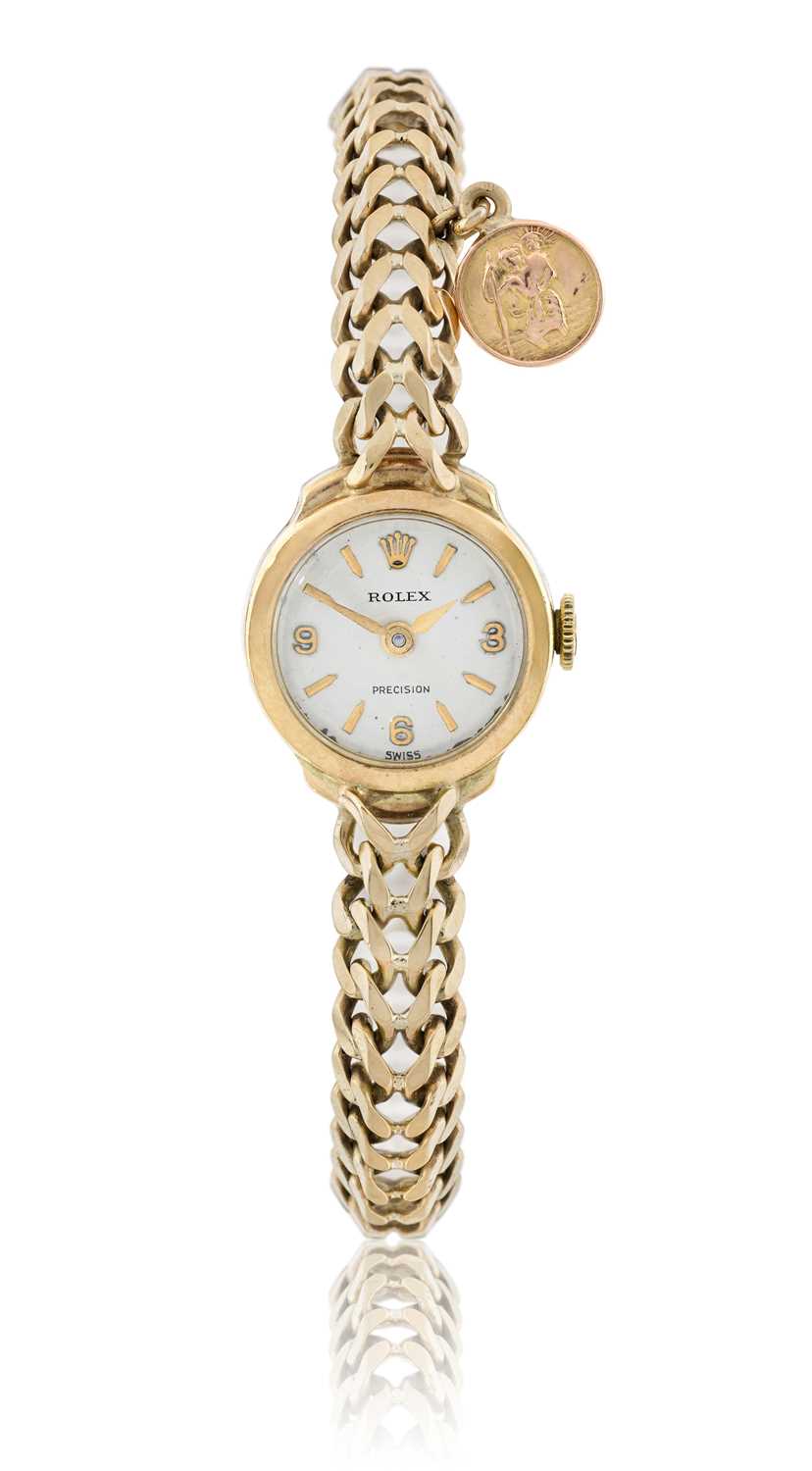 Lot 2392 - Rolex: A Lady's 9 Carat Gold Wristwatch