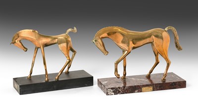 Lot 110 - John Mulvey (b.1939) Horse Initialled and...