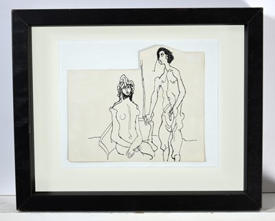 Lot 81 - Keith Vaughan (1912-1977) Two figures...