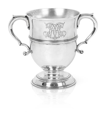 Lot 2002 - A George II Silver Two-Handled Cup
