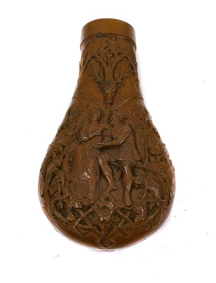 Lot 356 - A Rare Mid-19th Century Cast Copper "Courtship"...