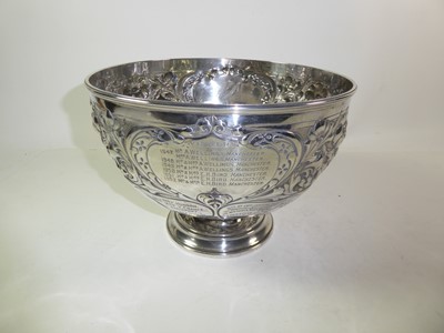 Lot 2086 - A Victorian Silver Rose-Bowl